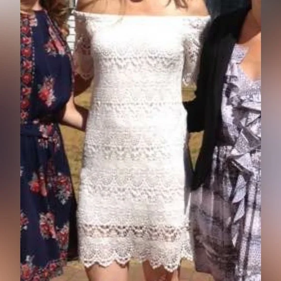 Velvet by Graham & Spencer White Lace Dress Velvet by Graham & Spencer White Lace Dress